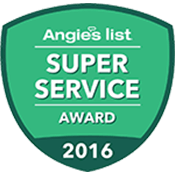 Our achievement - 2016 Angie's List - Super Service Award